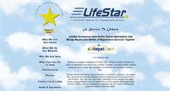 Desktop Screenshot of lifestarinc.com